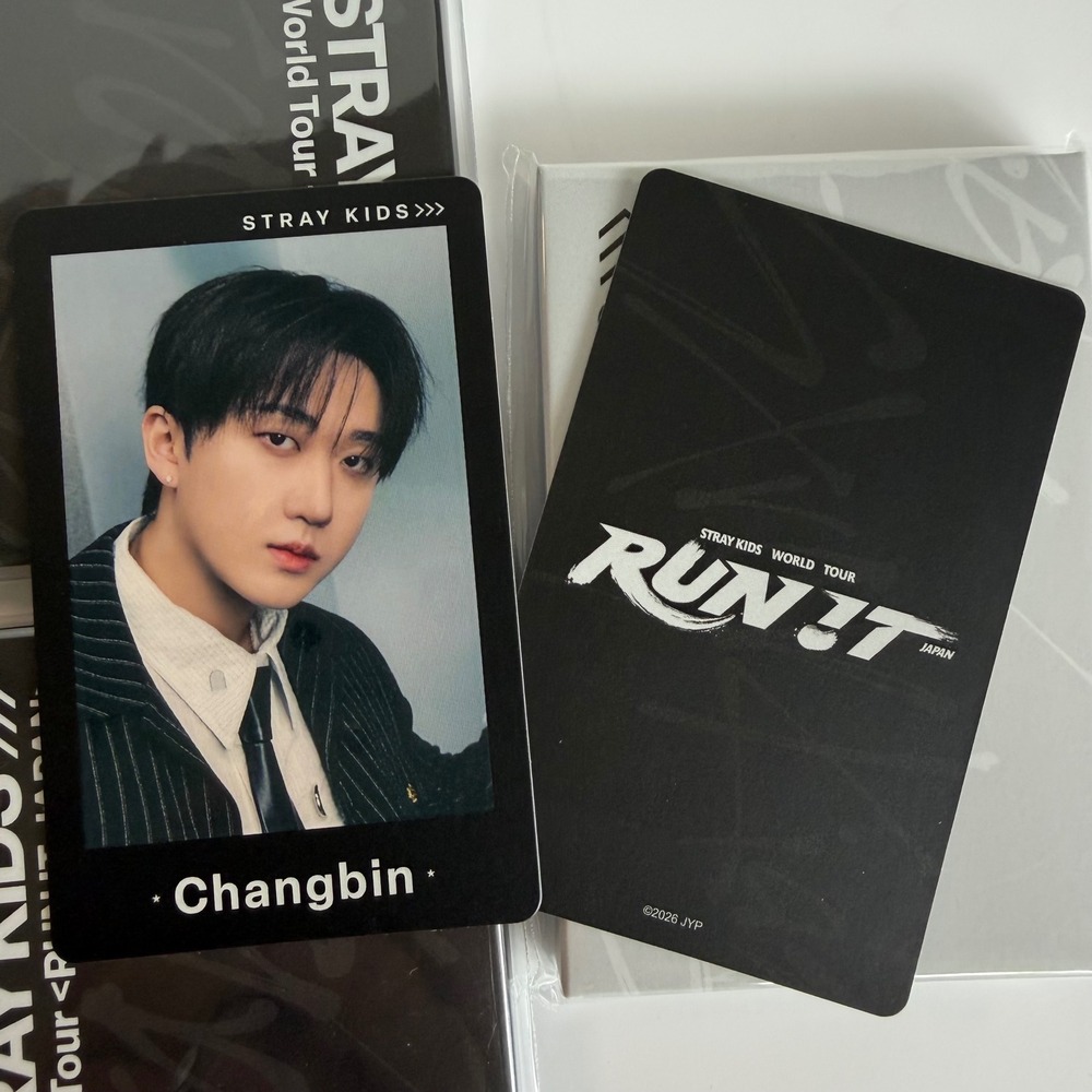 STRAY KIDS CHANGBIN Run It Japan World Tour Photo Card